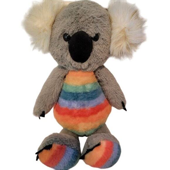 FAO Schwarz Dreamies Koala Bear - Rainbow Teddy Bear - Picture 1 of 8